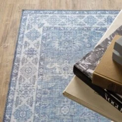 Marcel Persian Style Inspired Traditional Area Rug Blue/Gray - Captiv8e Designs -Interior furniture GUEST 2592a8da 8205 432c b240 a833d50fd1b8