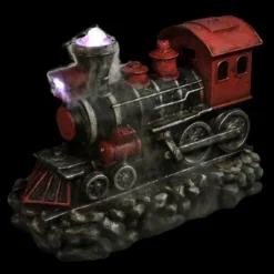 Northlight 38" Prelit LED Vintage Locomotive Train Outdoor Patio Garden Water Fountain - Red/Black -Interior furniture GUEST 25cc4c0e ead3 4869 9d47 3e5756f19f4c