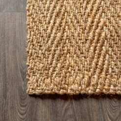 Espina Hand Woven Herringbone Chunky Jute Indoor Area Rug - JONATHAN Y -Interior furniture GUEST 25e0d839 7716 4b3c 8b4a 14cde03144ac