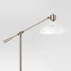 Crosby Bell Floor Lamp Brass With Glass Shade - Threshold™ -Interior furniture GUEST 26149be8 59a3 4410 bac0 69bf4e1c57fc
