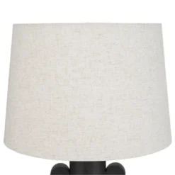 29" Matte Black Ceramic Spherical Table Lamp - Nourison -Interior furniture GUEST 26572256 1788 436f b0a0 2350fb0d33cc