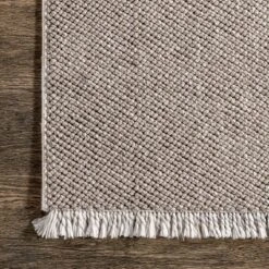 NuLOOM Solid Farmhouse Fringe Area Rug -Interior furniture GUEST 26a08544 d339 4c5a acb8 2f14a26c15a4