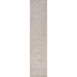 Ararat High-Low Pile Moroccan Diamond Modern Indoor/Outdoor Area Rug - JONATHAN Y