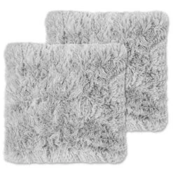 Very Soft & Comfy Plush Long Faux Fur 18" X 18" Throw Pillows 2 Pack -Interior furniture GUEST 28263859 9ff8 47ab 8223 ea7ff0816b6c