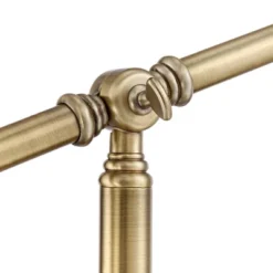 360 Lighting Traditional Pharmacy Floor Lamp With USB Charging Port 55" Tall Brass Dome Shade Adjustable Arm For Living Room Reading -Interior furniture GUEST 294e1a2d 5c53 478c adf7 e54f2967a51a