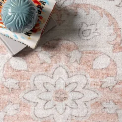 NuLOOM Tracie Machine Washable Floral Medallion Area Rug -Interior furniture GUEST 296d4a00 8a8f 4cf6 ae52 043571e002bf