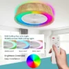 MAYEERTY Ceiling Fan Light 21 Modern Rustic With LED RGB Mood Lighting Rope Woven Design -Interior furniture GUEST 2985b234 33da 4dce bbb5 eba1cce45d8b