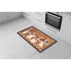 World Rug Gallery Bon Appetit Cushioned Anti-fatigue Kitchen Mat