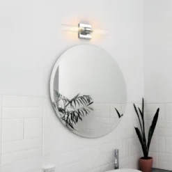 Globe Electric 18" 2-Light Vanity Light With Ribbed Glass Shades -Interior furniture GUEST 2c4d40ca 1f87 43aa b80d 460d55488181