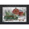 Christmas On The Farm Doormat 30" X 18" Indoor Outdoor Briarwood Lane -Interior furniture GUEST 2cfd25dd 5e16 474a 8696 d5fa57b8469f
