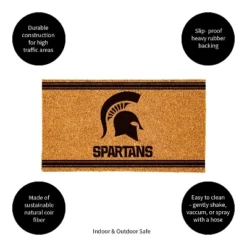 Evergreen Michigan State University Logo Turf Mat, Brown- 28 X 16 Inches Indoor Outdoor Doormat 10 Evergreen Michigan State University Logo Turf Mat, Brown- 28 X 16 Inches Indoor Outdoor Doormat -Interior furniture GUEST 2d108a99 99ee 4db9 8bae fca6717e3a39
