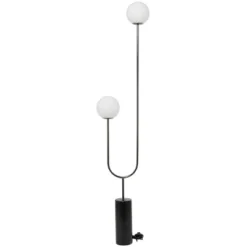 2-Light 73" X 16" Marble Orb Floor Lamp With Marble Base - Olivia & May -Interior furniture GUEST 2d76bf06 8399 4d6a bbf8 5efa0d94faae