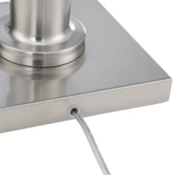 Regency Hill Jenson Traditional Pharmacy Floor Lamp 54" Tall Brushed Nickel Adjustable Swing Arm Metal Shade For Living Room Reading Bedroom -Interior furniture GUEST 2d851d6e 73b1 433e a50c f28b2f037b82