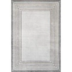 NuLOOM Anya Machine Washable Casual Border Area Rug -Interior furniture GUEST 2ffb9729 1d6a 458d af04 3b00ebef92d9