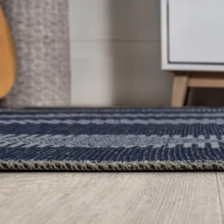 Nautisk Trellis Stripe Machine-Washable Area Rug - JONATHAN Y -Interior furniture GUEST 30550d77 2e94 47d3 a5a0 d470353e9de6