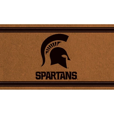 Evergreen Michigan State University Logo Turf Mat, Brown- 28 X 16 Inches Indoor Outdoor Doormat 3 Evergreen Michigan State University Logo Turf Mat, Brown- 28 X 16 Inches Indoor Outdoor Doormat
