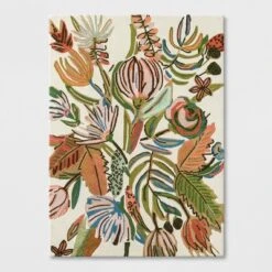 Floral Wool Tufted Area Rug Pink/White - Opalhouse™ -Interior furniture GUEST 31188344 1764 41c8 b8db cf880ff73088