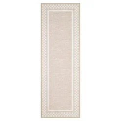 Modern Geometric Bordered Living Room Bedroom Rugs, Ultra Thin Soft Non Slip Large Carpet For Dining Room Office Classroom -Interior furniture GUEST 31520d06 5cfa 4e7a 8399 996c97feb8e9
