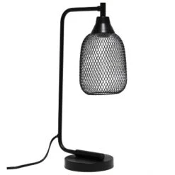 Industrial Mesh Desk Lamp Matte Black - Lalia Home -Interior furniture GUEST 320a1c68 3979 4ffe a643 c0fb77c304ea