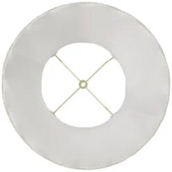 Imperial Shade Creme Medium Scallop Bell Lamp Shade 10" Top X 16" Bottom X 15" Slant X 14.75 High (Spider) Replacement With Harp And Finial -Interior furniture GUEST 32b9e5e8 34b0 4af4 8010 a48518d5ff2b