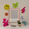 Prism 13" LED Neon Wavy Desk Mirror -Interior furniture GUEST 330f7910 5a01 4882 8737 e66cc2d2cbe7