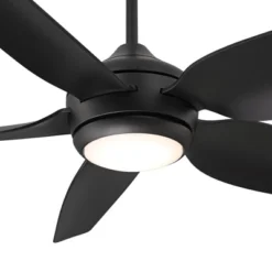 52" Casa Vieja Modern Industrial Indoor Outdoor Ceiling Fan With LED Light Remote Control Matte Black Damp Rated For Patio Exterior House Porch Gazebo -Interior furniture GUEST 33e533c1 bf8d 4d1c 886b 61612ca2b0f3