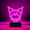 Silver Buffalo Sanrio Kuromi Silhouette 7-Inch LED Neon Mood Light