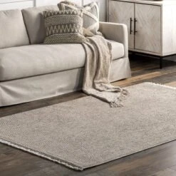 NuLOOM Solid Farmhouse Fringe Area Rug -Interior furniture GUEST 357aa555 f261 4277 8a5e ef2a4205249e