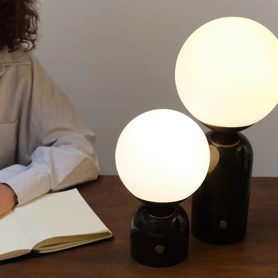 Brightech Mila Modern Dimmable (Includes LED Light Bulb) Desk Table Lamp Black Marble 15 Brightech Mila Modern Dimmable (Includes LED Light Bulb) Desk Table Lamp Black Marble - Image 13