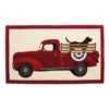 Plow & Hearth Indoor/Outdoor Patriotic Pooch Hooked Polypropylene Accent Rug -Interior furniture GUEST 368597e0 54a3 4e7a 80de 88fcd6715f63