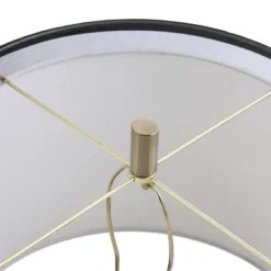 Logan Manor Amber Glass Table Lamp With Two Tone Fabric Shade - StyleCraft -Interior furniture GUEST 37a17fa6 37a7 4ca5 b1be 7bba3a676533