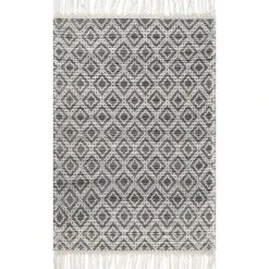 NuLOOM Hand Woven Darlene Tassel Area Rug -Interior furniture GUEST 3d11c30a 31a8 4048 a723 6edc964f5f46