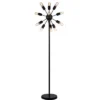 67.5" Urban 12 Light Retro Floor Lamp (Includes Light Bulb) Black - Safavieh -Interior furniture GUEST 40a9450c eec0 4f72 b66c b61557a9a61d