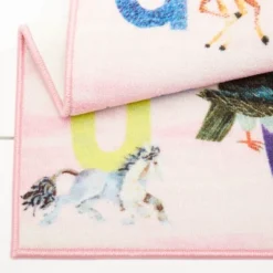 Eric Carle Alphabet Area Kids' Rug (4'11"x6'6") Pink - Home Dynamix -Interior furniture GUEST 40ed1765 082b 4b02 b2f8 ef6d65725324