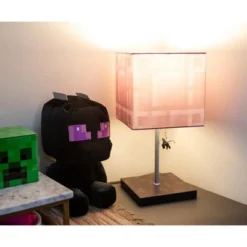 Ukonic Minecraft Nether Portal Desk Lamp With Ender Dragon Pull
