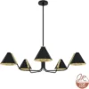 5-Light Grove Isle Chandelier Matte Black - Hunter Fan -Interior furniture GUEST 4334f2da ed56 4623 b675 72eb09a6b042