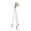 Industrial Tripod Floor Lamp With Interior Spotlight Antique Brass - Lalia Home -Interior furniture GUEST 43fe5085 9208 41ca a326 e7fb27d1bc49