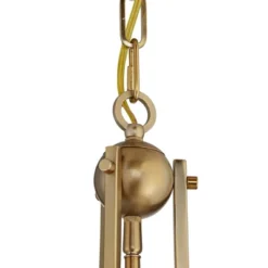 Franklin Iron Works Charleston Warm Brass Pendant Chandelier 16" Wide Modern LED Clear Seedy Glass 3-Light Fixture For Dining Room Home Kitchen Island -Interior furniture GUEST 464e97af 6ffd 49b9 9919 a1f1e478fa9a