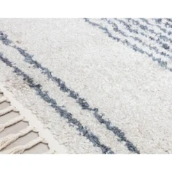 Rugs America Bennett BT35B Shag Stripe Area Rug -Interior furniture GUEST 46696883 88c3 4247 85d3 de7e409110c0