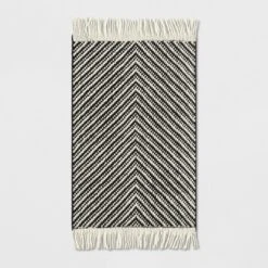 Chevron Woven Area Rug Black/White - Project 62™ -Interior furniture GUEST 469405c2 0dcb 4104 9f69 6044d3be79fb