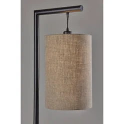 Reggie Floor Lamp Black - Adesso -Interior furniture GUEST 46a5b605 3a96 4c29 9acf ab9ba6a23b69