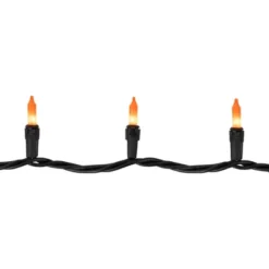 Northlight Mini Christmas Light Set - Orange - 20.25' Black Wire - 100ct -Interior furniture GUEST 47902342 b66d 4183 9eba 82ea4d64207b