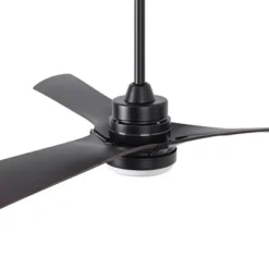 IHOMEADORE 52" Black Modern LED Ceiling Fan With Remote And Light -Interior furniture GUEST 4870a626 8445 4f6e 9deb 75360980e501