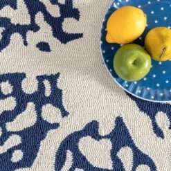 Hand Hooked Marine Indoor/Outdoor Area Rug - NuLOOM -Interior furniture GUEST 48c0d332 5c03 4c2f ac27 eab6a2a124e9