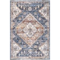 NuLOOM Addison Transitional Faded Medallion Fringe Area Rug -Interior furniture GUEST 49e87aa5 bf7a 4b48 91a8 d1384d47f57c