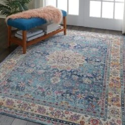 Nourison Vintage Kashan VKA01 Indoor Area Rug -Interior furniture GUEST 4aab768a eb6e 442b b0d3 4cb1ab6d83ab