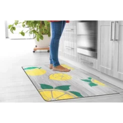 World Rug Gallery Lemon Pattern Anti Fatigue Standing Mat -Interior furniture GUEST 50899b00 e783 44ff 90dd 35b52466933e