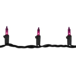 Northlight Mini Incandescent Christmas Lights - Purple - 20.25' Black Wire - 100ct -Interior furniture GUEST 51020379 8eec 4495 a71f 3ae486672c4d