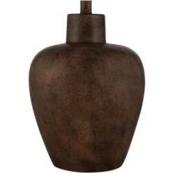 Regency Hill Glenn 27" Tall Urn Farmhouse Rustic Traditional Table Lamps Set Of 2 WiFi Smart Socket Dark Terra Cotta Finish Living Room Bedroom -Interior furniture GUEST 53b93728 16e8 43ab ad9c b9c2d163f149