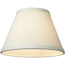 Springcrest Set Of 6 Empire Lamp Shades Taya Cream Small 3.5" Top X 7" Bottom X 5" High Candelabra Clip-On Fitting -Interior furniture GUEST 576dc1d4 43e5 4b9b bbd1 5a694e10b245